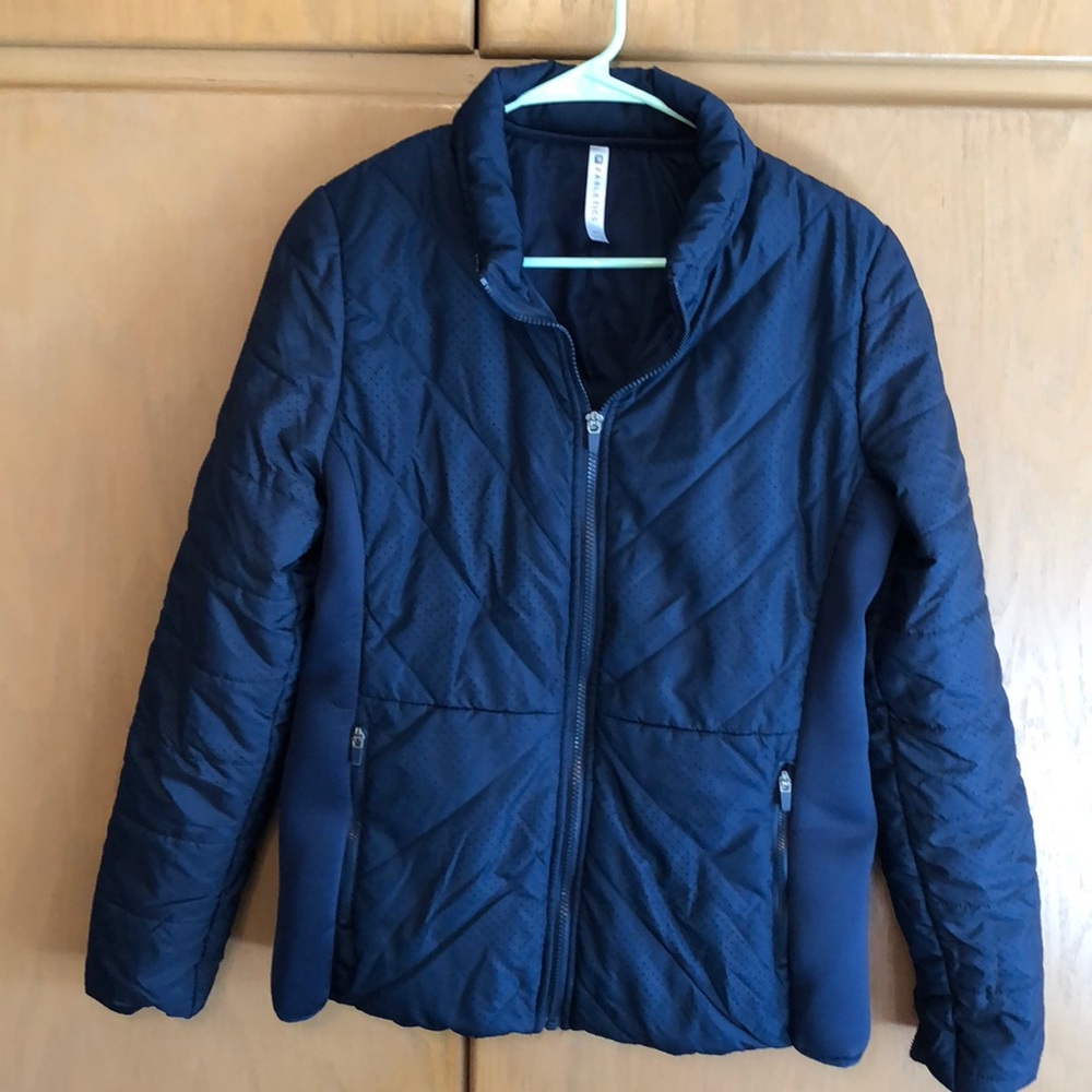 Fabletics Blue Comfy Jacket
